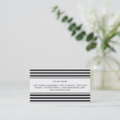 Moderne gestreepte sjabloon voor visitekaartjes (Staand voorkant)