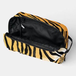 Moderne gestreepte tijgerhuiden Print grote katten Toilettasje