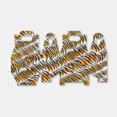 Moderne gestreepte tijgerhuiden Print wilde dieren Bedankdoosjes (Uitgevouwen)