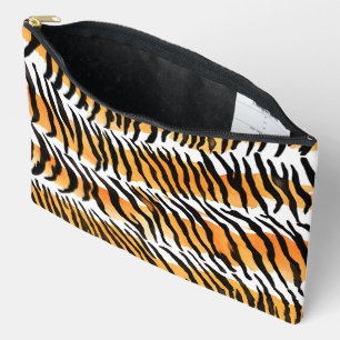 Moderne gestreepte tijgerhuiden Print wilde dieren Etui