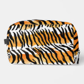 Moderne gestreepte tijgerhuiden Print wilde dieren Toilettasje (Voorkant)