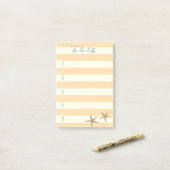 Moderne gestreepte,Zee sterren,Te Doen Lijst Post-it® Notes (Op bureau)