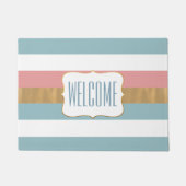 Moderne gestripte deurmat (Voorkant)