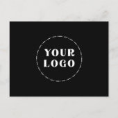 Moderne, gestroomlijnd, elegant & gepersonaliseerd briefkaart (Voorkant)