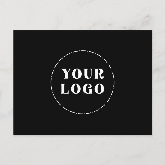 Moderne, gestroomlijnd, elegant & gepersonaliseerd briefkaart (Voorkant)