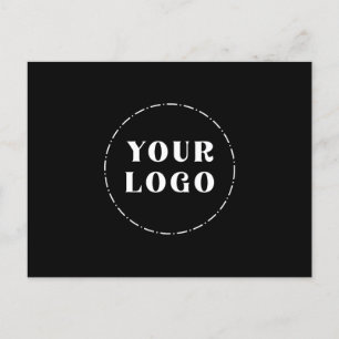 Moderne, gestroomlijnde, elegante en gepersonalise briefkaart