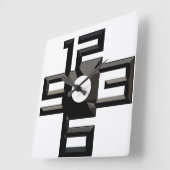 Moderne getallen vierkante klok (Hoek)