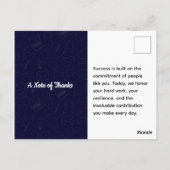 Moderne Getekende Internationale Dag van de Arbeid Briefkaart (Achterkant)