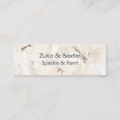 Moderne getextureerde achtergrond aannemer visitek contactkaartje (Voorkant)