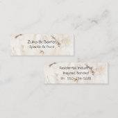 Moderne getextureerde achtergrond aannemer visitek contactkaartje (Voorkant / Achterkant)