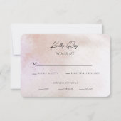 Moderne getextureerde minimalistische RSVP-behuizi Kaart (Voorkant)