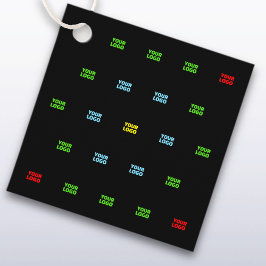 Moderne geüploade Logo of Afbeelding Pattern Sjabl Bedankjes Labels