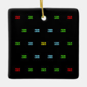 Moderne geüploade Logo of Afbeelding Pattern Sjabl Keramisch Ornament (Voorkant)