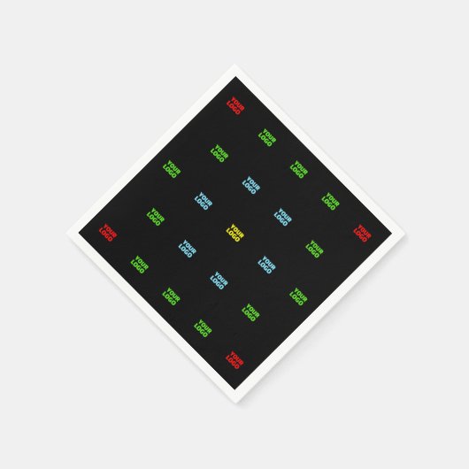 Moderne geüploade Logo of Afbeelding Pattern Sjabl Servet (Hoek)