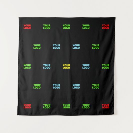 Moderne geüploade Logo of Afbeelding Pattern Sjabl Wandkleed (Voorkant)