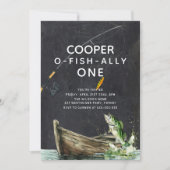 Moderne Geviste 1e verjaardag Kaart (Voorkant)