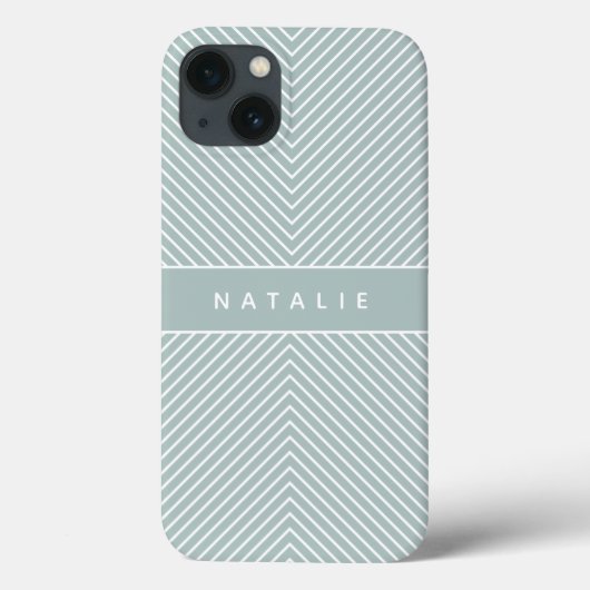 Moderne, gewaagde, grafische geometrische streep a Case-Mate iPhone case (Achterkant)