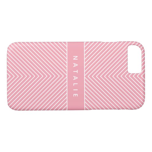 Moderne, gewaagde, grafische geometrische stripe p Case-Mate iPhone case (Achterkant (Horizontaal))