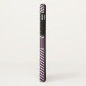 Moderne, gewaagde, grafische geometrische stripe p Case-Mate iPhone case (Achterkant/links)