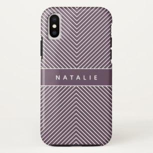Moderne, gewaagde, grafische geometrische stripe p Case-Mate iPhone case