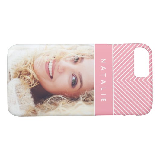 Moderne, gewaagde, grafische geometrische stripe p Case-Mate iPhone case (Achterkant (Horizontaal))