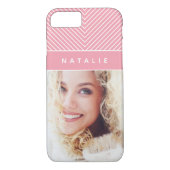 Moderne, gewaagde, grafische geometrische stripe p Case-Mate iPhone case (Achterkant)