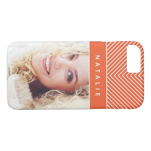 Moderne, gewaagde, grafische geometrische stripe p Case-Mate iPhone case (Achterkant (Horizontaal))