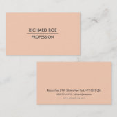 Moderne gewone professionele Oranje Visitekaartjes (Voorkant / Achterkant)