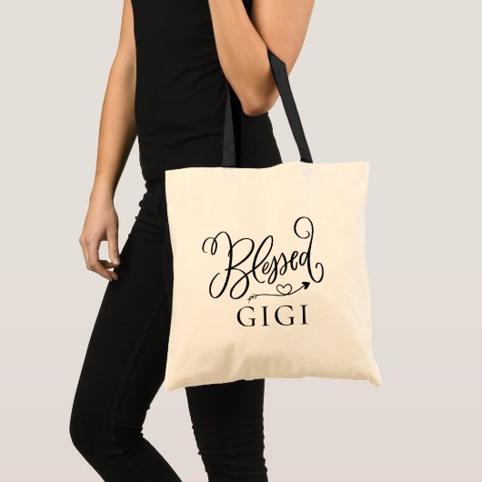 Moderne Gezegende Gigi Tote Bag (Voorkant (product))