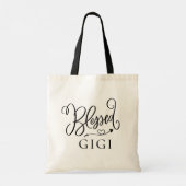 Moderne Gezegende Gigi Tote Bag (Achterkant)