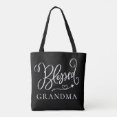 Moderne gezegende oma tote bag (Achterkant)