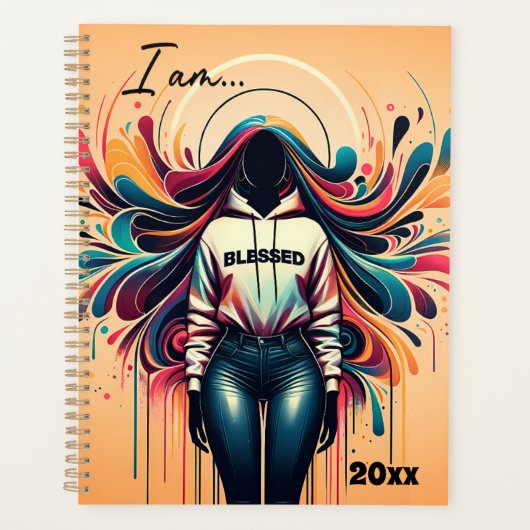 Moderne Gezegende Religieuze Themaplanner Planner (Voorkant)