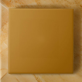 Moderne gezellige effen kleur karamel tegeltje