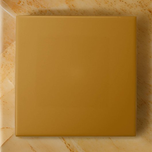 Moderne gezellige effen kleur karamel tegeltje