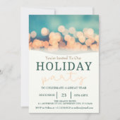 Moderne gezellige feestelijke feestdag kaart (Voorkant)