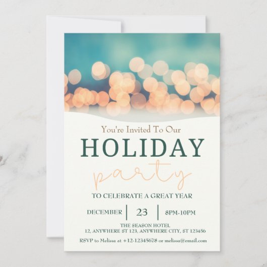 Moderne gezellige feestelijke feestdag kaart