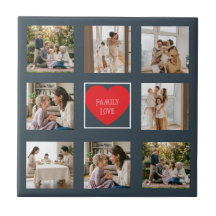 Moderne Gezinsfoto Gepersonaliseerd