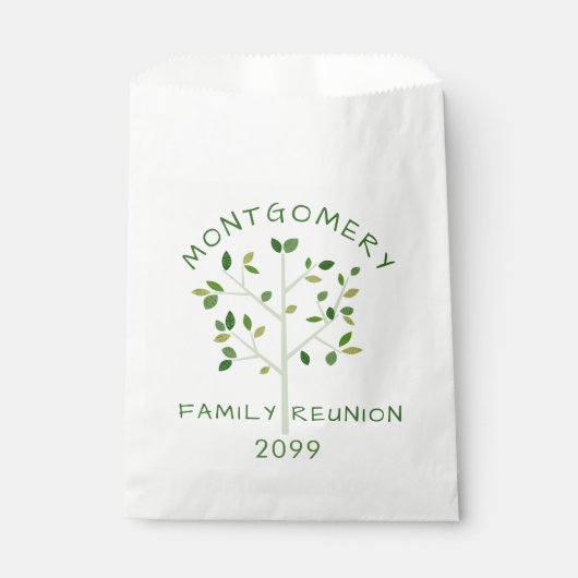 Moderne gezinshereniging - Gepersonaliseerd overzi Bedankzakje (Voorkant)