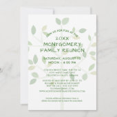 Moderne gezinshereniging - gezinssegment - uitnodi kaart (Voorkant)