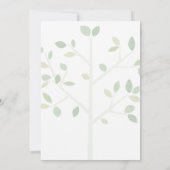 Moderne gezinshereniging - gezinssegment - uitnodi kaart (Achterkant)