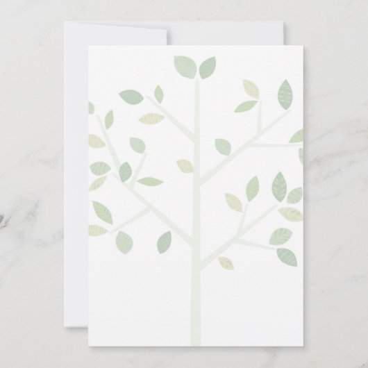 Moderne gezinshereniging - gezinssegment - uitnodi kaart (Achterkant)