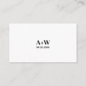 Moderne Gift Registry | Huwelijksregister QR Code Informatiekaartje (Achterkant)