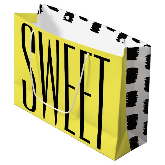 Moderne Gift tas voor verjaardagen Groot Cadeauzakje (Voorkant Gekanteld)