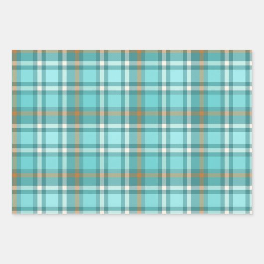  moderne Gift Wrap in Fun Pset Inpakpapier Vel (Voorkant 3)