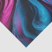 Moderne Gift Wrapping-Blauw en Roze- Tissuepapier (Detail)