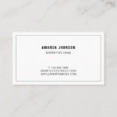 Moderne Ginkgo-blad Visitekaartje (Achterkant)