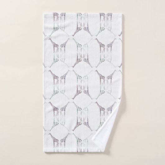 Moderne Giraffe afdrukken Handdoek (Handdoek)