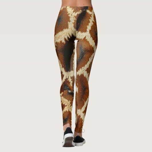 Moderne Giraffe afdrukken Leggings (Achterkant)