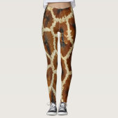 Moderne Giraffe afdrukken Leggings (Voorkant)