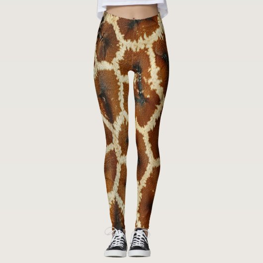 Moderne Giraffe afdrukken Leggings (Voorkant)